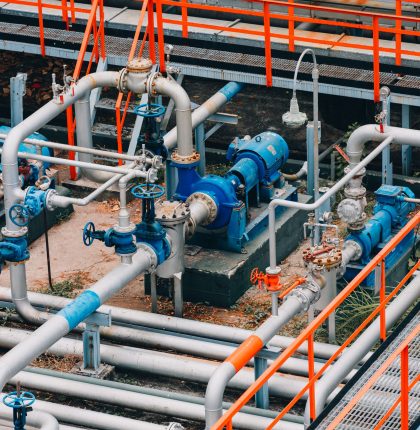 Pipe line oil and gas valves at gas plant pressure safety valve selective